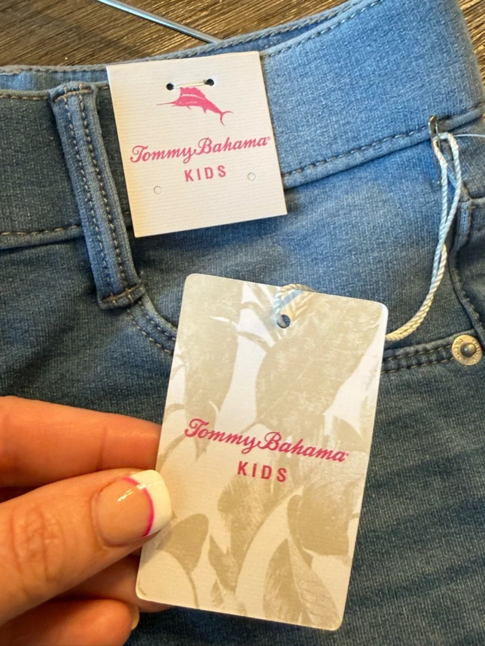 Girls Tommy Bahama Knit Pull-On Jegging Shorts